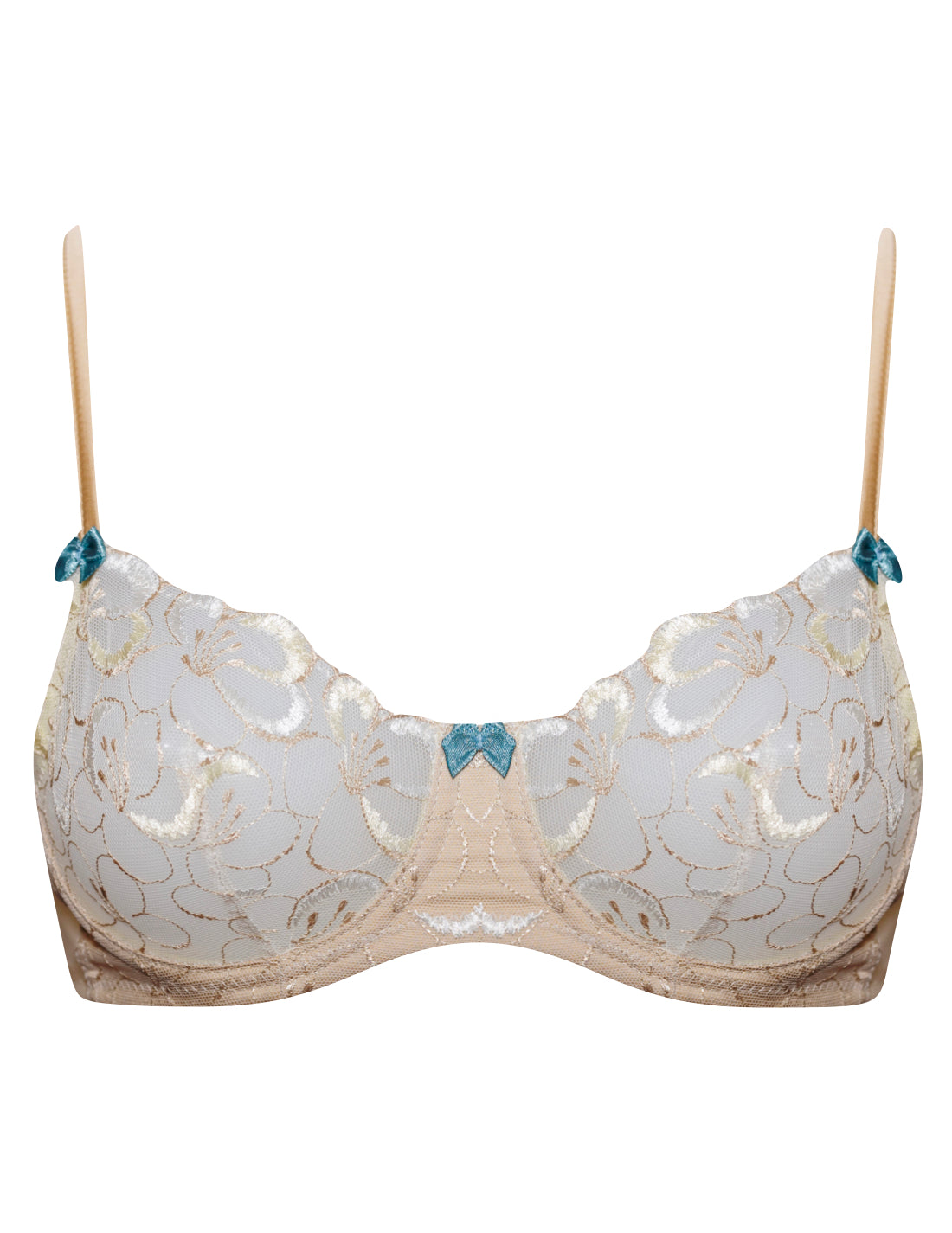 NEW Mimi Holliday 36B Bra Fully Padded Super Plunge Lace Lingerie Damaris  Blue Size undefined - $75 New With Tags - From Jessica
