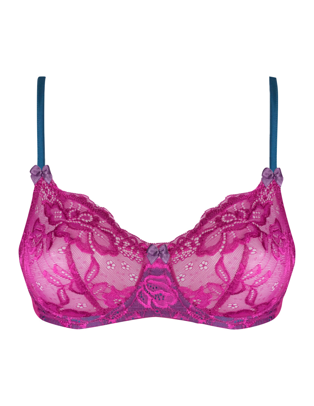 Fuchsia Fever Comfort Bra - Mimi Holliday